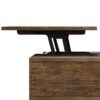 Clarkson - Lift Top Coffee Table - Rustic Natural Aged Brown - Image 9
