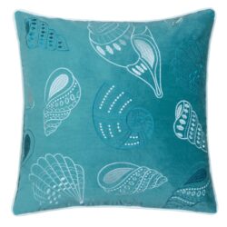 Seashells Pillow Cover - Light Blue