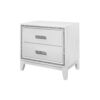 Almera - Glitter Nightstand - White - Image 4