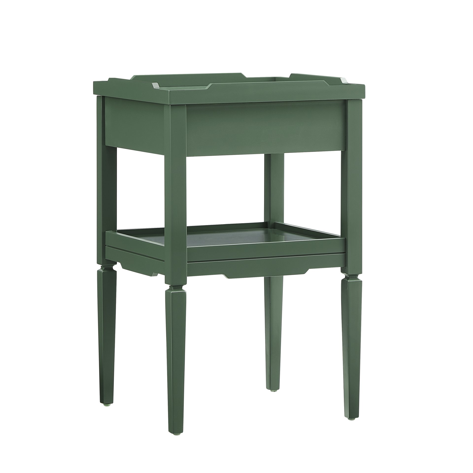 Foley - 1 Drawer Nightstand With Pull - Antique Green - Image 6