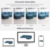 Chenille Modular Sectional Sofa, U Shaped Cloud Couch Set With Double Cushions, 6 Seat Sleeper Sofa Bed With Ottomans, Oversized Indoor Furniture - Blue - Image 17