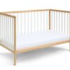 Deux - Remi 3 In 1 Convertible Island Crib - Natural / White - Image 9