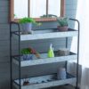 Homestead Galvanized Shelf Display 3 Tier - Metallic Gray - Image 5