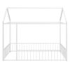 Full Size Bed House Bed Frame With Fence - White - Image 11