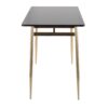Marcel - Contemporary Counter Table - Gold / Black - Image 2