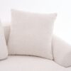 Compression Sofa: 4 Seater Combined Sofa, Crochet Yarn Fabric, Full Sponge Compression Sofa, Combined Sofa With 4 Pillows For Home Living / Home Furniture / Apartment - Beige - Image 21
