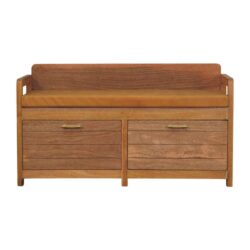 Oxford - 2 Drawer Storage Bench - Beige