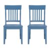 Haidel - Slat Back Dining Chairs (Set of 2) - Blue - Image 2