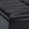 Ellis - Coffee Table Storage Ottoman - Midnight Black - Image 6