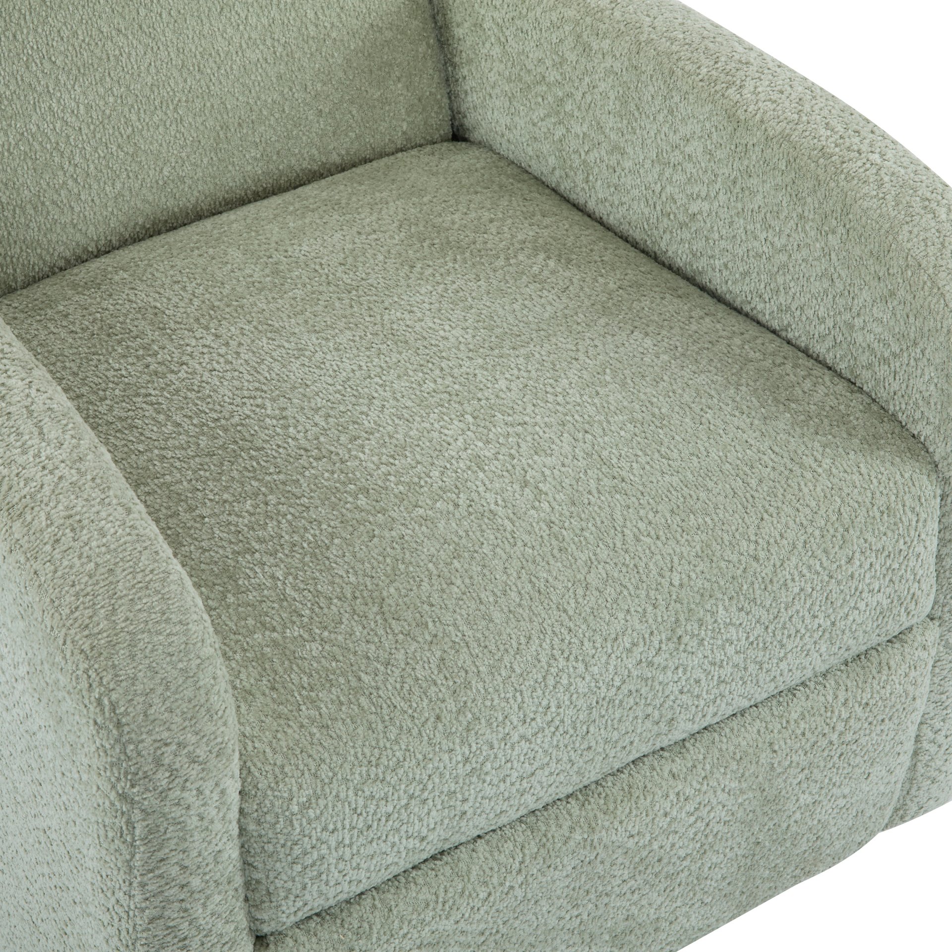Modern 360 Swivel And Glider Recliner Chair - Light Green - Image 13