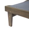 Summerland Chaise Lounge Dark Mesh Outdoor Seating - Dark Gray - Image 15
