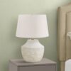 Lighting, Modern Table Lamp, Concrete - Cream - Image 3