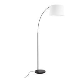 March - Contemporary Floor Lamp - Black / White