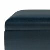 Owen - Small Rectangular Storage Ottoman - Distressed Dark Blue - Image 6
