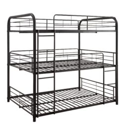 Cairo - Triple Full Bunk Bed - Black