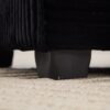Convertible Sectional Sofa Bed Set With Armrest Storage, Cup Holder, USB - Black - Image 5
