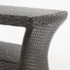 Berkeley - Chaise Lounge Side Table Outdoor Polyethylene Wicker - Brown Multi - Image 12