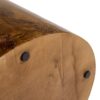 Nebula - Accent Oval Pillar Side Table - Medium Brown - Image 7