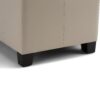 Dover - Storage Ottoman Bench - Satin Cream - Image 7