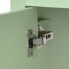Bathroom Vanity Cabinet With Ceramic Basin, 3 Drawers And Adjustable Shelves - Green - Image 22