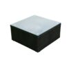 5 Pieces Rattan Sectional Outdoor Furniture Cushioned U Sof Set With 2 Pillow - Black / Blue - Image 8