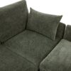 Modern Sectional Sofa Modular Sofa U Shaped Sofa Couch Sofa Bed With Movable Ottoman, USB Ports, Phone Holder - Green - Image 18