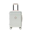 28" Luggage Lightweight Suitcase Tsa Lock USB Port Luggage Wheel Lock Artificial Leather Top Handle Spinner Wheels - Creamy White - Image 5