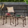 Laughlin - Traditional Style Cast End Table Set - Antique Espresso - Image 2