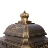 Mailboxs Residential The Court Large Capacity Letter Box, Outdoor Rainproof Postbox, Copper Color, Cast Aluminum - Copper - Image 8