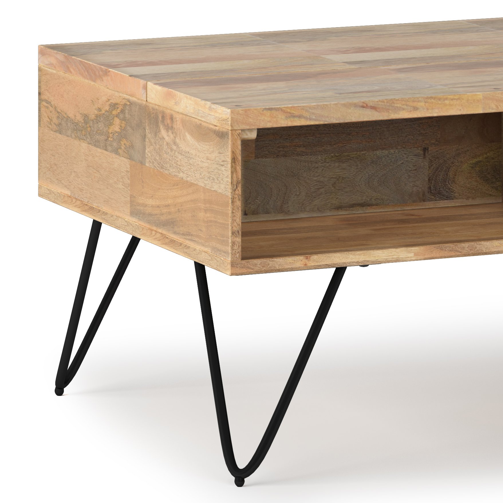 Hunter - Small Lift Top Coffee Table - Natural - Image 4