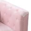 Elegant Contemporary Sofa - Pink - Image 7