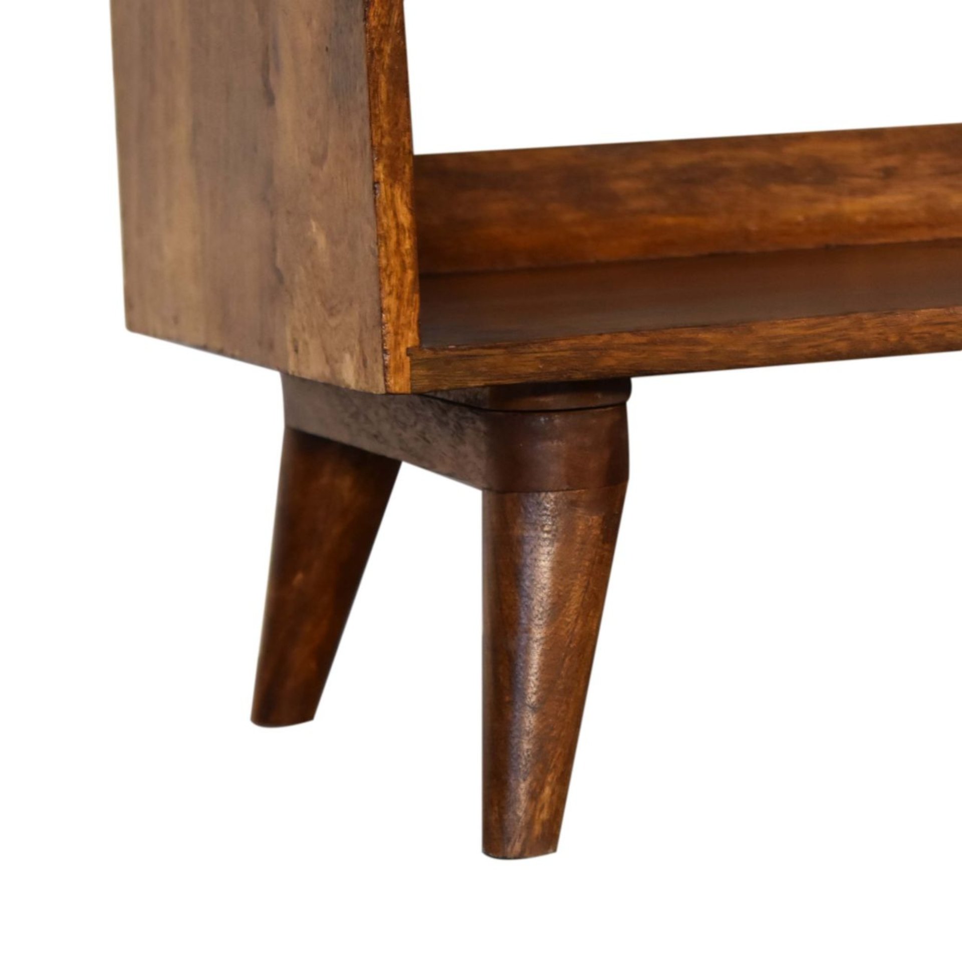 Nordic Storage Bench - Chestnut / Mud Linen - Image 19