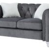 Modern Loveseat For Cozy Interiors - Gray - Image 5