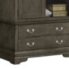 Elegant Traditional Armoire - Gray - Image 5