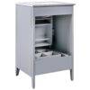 Modern 20.3" Bathroom Vanity With Sink And Functional Storage - Gray - Image 19
