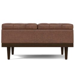 Mariah - Lift Top Table Storage Ottoman - Brown