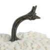 Chenille Weighted Pumpkin Ornament Decor For Holiday Harvest Festival Fall Festival & Thanksgiving (Set of 2) - White - Image 9