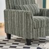 Accent Chair With Arms, Comfy Armchair For Living Room - Green - Image 8