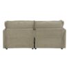Modern Sofa Modular Sofa Couch Upholstered Corduroy L - Shape Sectional Sofa With Side Storage Pockets For Living Room - Brown - Image 15