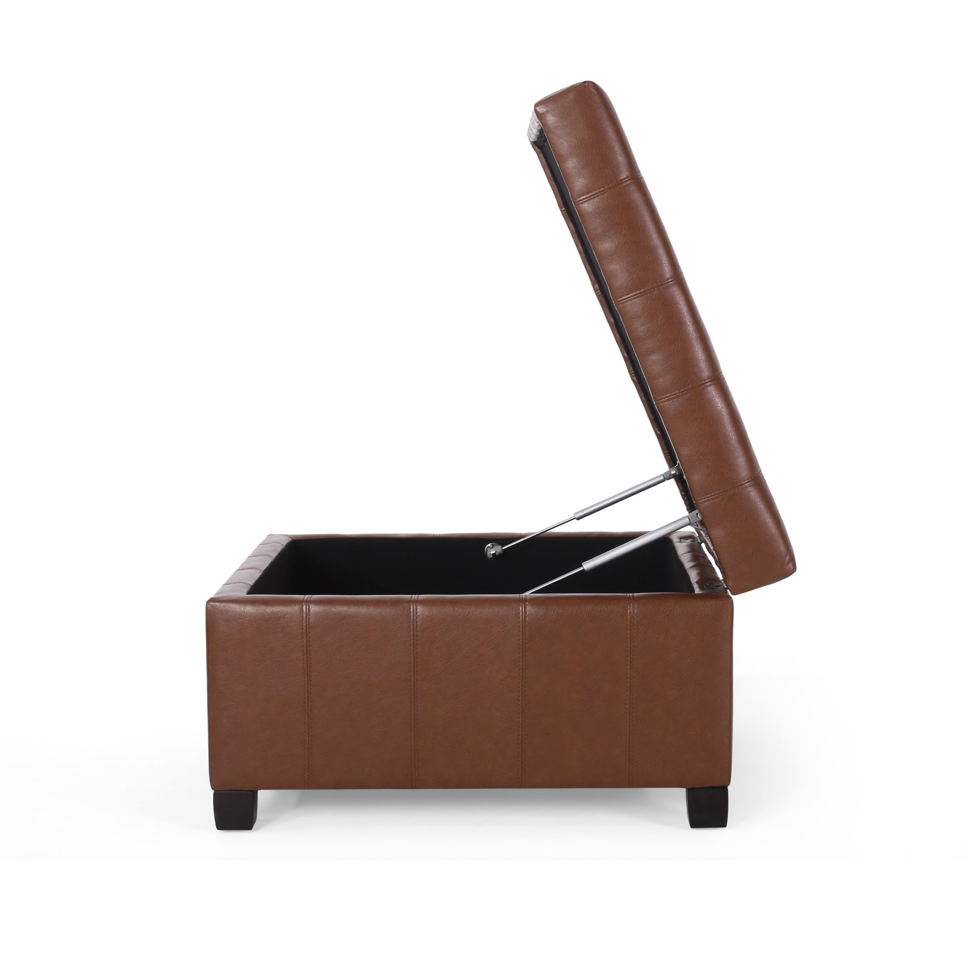 Storage Ottoman For Living Room, Bedroom - Light Brown - Image 9