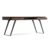 Lowry - Large Desk - Distressed Charcoal Brown - Image 7