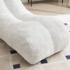 Creative Bean Bag Sofa Chair With High Quality Sponge Filling - White - Image 5
