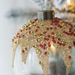 Christmas Ball Ornaments, Decorative Hanging Ball Christmas Tree Ornaments For Holiday Party Decorations (Set of 6) - Multi