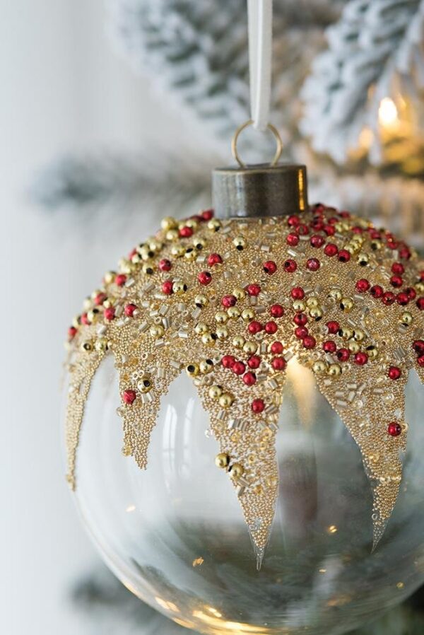 Christmas Ball Ornaments, Decorative Hanging Ball Christmas Tree Ornaments For Holiday Party Decorations (Set of 6) - Multi