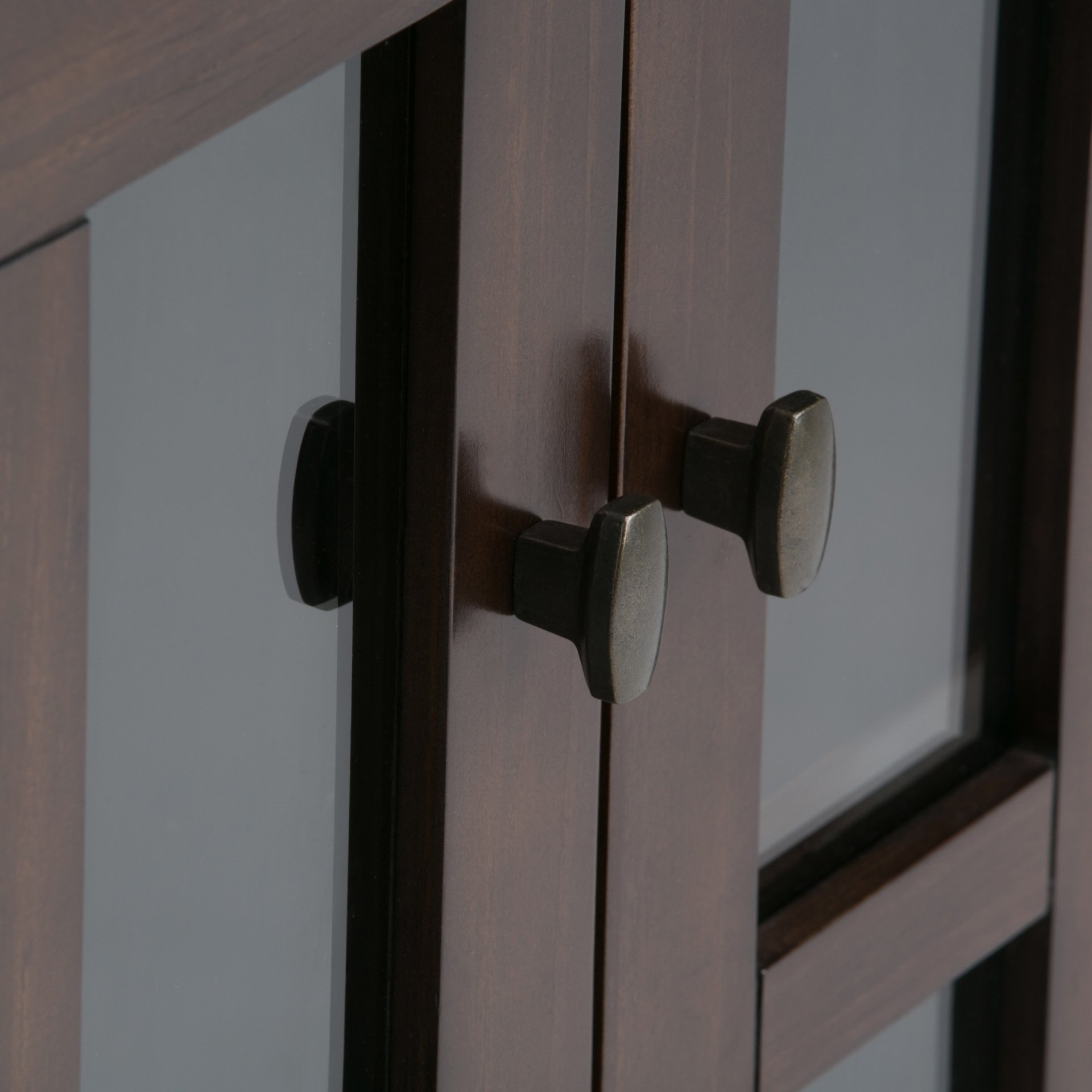 Warm Shaker - Medium Storage Media Cabinet - Tobacco Brown - Image 7