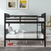 Full Over Full Bunk Bed With Ladder For Bedroom - Espresso - Image 11