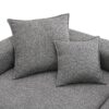 Oversized Modular U Shaped Sectional Sofa, Luxury Boucle Floor Couch Set, Convertible Sleeper Couch, Spacious Foam-Filled Sofa Bed, 4 Piece Free Combination - Gray - Image 11