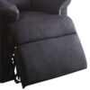 Arcadia - Woven Motion Recliner - Black - Image 3