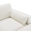 Modular Sectional With Storage Pockets, 5 Seat U Shaped Couch Set With Pillows Free Combination Modern Cloud Sofa With 2 Movable Ottoman - White - Image 10