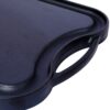 Pre Seasoned Cast Iron Reversible Rectangular Grill / Griddle - Black - Image 7